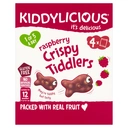 Kiddylicious Raspberry Crispy Tiddlers 12+ Months 4 x 12g image 0