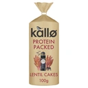 Kallo Protein Packed Lentil Cakes 100g image 0