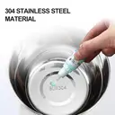 Maxcook 304 Stanless Steel Ramen Bowl - with lid & could hole mobile phones - 1.2 L - Grey image 5