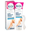 Veet Pure Hair Removal Cream Legs and Body Sensitive Skin 100ml image 4
