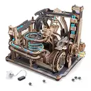 Robotime ROKR Puzzle 3D en bois Station spatiale - 31,2 x 25,1 x 23 cm, 1 pièce, décoration à la maison, décoration d’étagère,Cadeaux artisanaux pour adultes et adolescents,Jouets éducatifs image 0