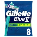 Gillette BlueII Plus Slalom Men's Disposable Razors x8 image 1