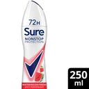Sure Nonstop Protection Anti-Perspirant Aerosol Uplifting & Fresh 250ml image 1