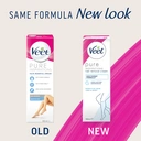 Veet Pure Hair Removal Cream Legs and Body Sensitive Skin 100ml image 5