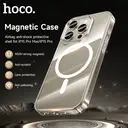 HOCO Magnetic Series Airbag Protective Phone Case - iPhone15 Pro Max - Transparent image 1
