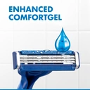 Gillette Sensor3 Comfort, Disposable Razors For Men, 4-Pack Razors image 7