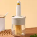 BJ pinceau à huile avec bouteille, pinceau à huile en verre pour cuisson et barbecue image 3