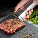 BJ stainless steel grinder grinding bottle manual black pepper seasoning bottle pepper grinder (extended version) image 4