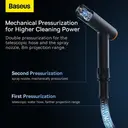Baseus GF3 Car Wash Spray Nozzle Dark Gray(With a 15m telescopic pipe+a universal joint) image 2