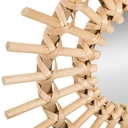 Atmosphera Lot de 3 miroirs Aïda en rotin - Diamètre 28 cm image 3