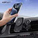 ACEFAST D18 17.5W Fast Wireless Charger Car Mount Holder - Black image 5