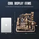 Robotime ROKR Puzzle 3D en bois Station spatiale - 31,2 x 25,1 x 23 cm, 1 pièce, décoration à la maison, décoration d’étagère,Cadeaux artisanaux pour adultes et adolescents,Jouets éducatifs image 1