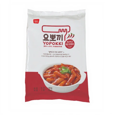 Yopokki Scharfes Tteokbokki-Paket 120g