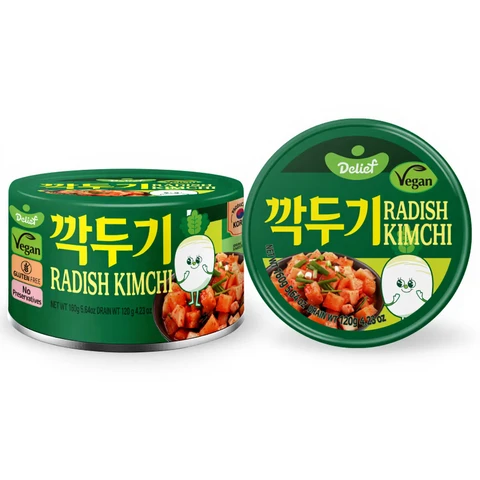 Delief Würfel-Rettich-Kimchi Dose 160g