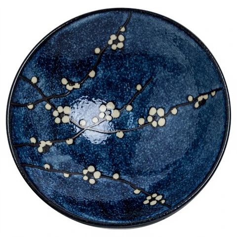 Teller Hana blau Ø22,5 cm | H3 cm