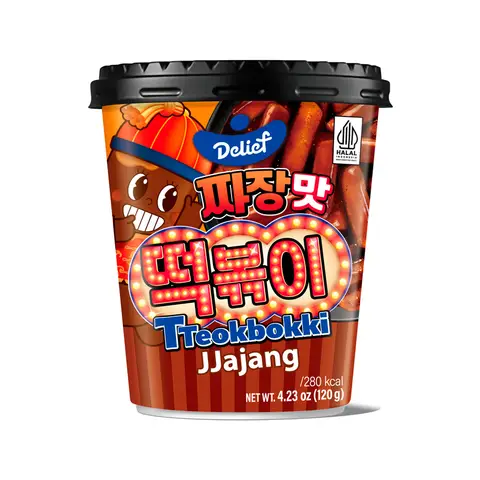 Delief Tteokbokki Becher Jjajang HALAL 120g