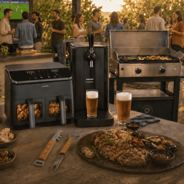 Soir de match : barbecue et air fryers