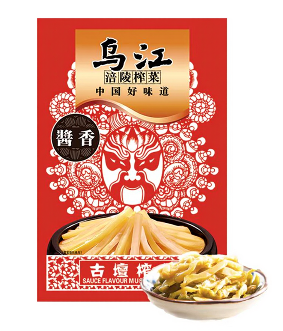 WUJIANG Sauce Flavor Mustard Tuber 80g/pack