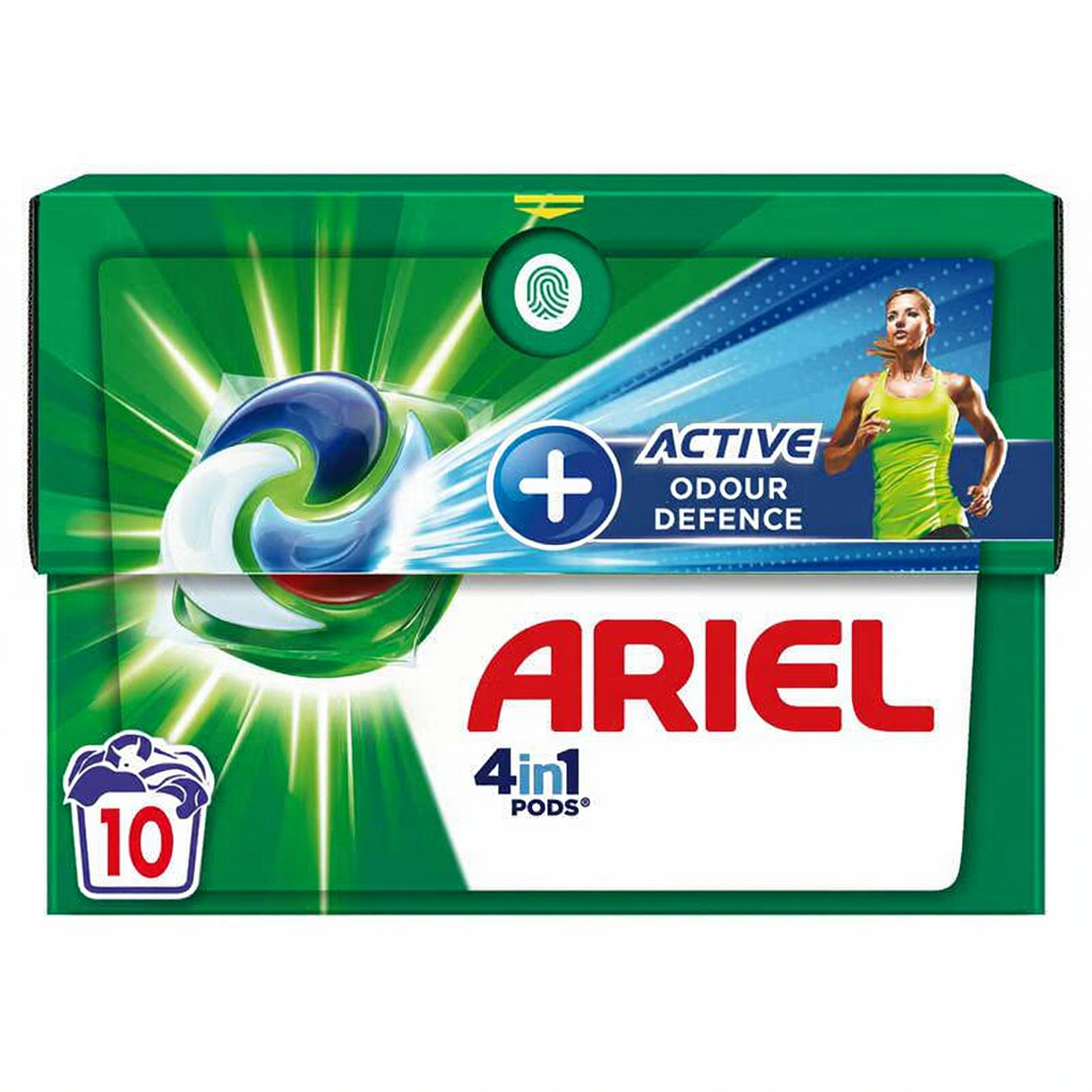 Ariel 4in1 wascapsules + actieve geurbestrijding 10 wasbeurten actieve deodorant