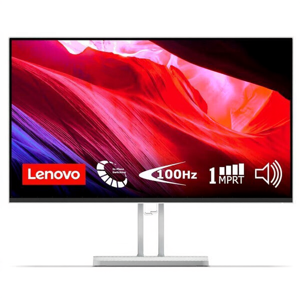 Lenovo L27i-4A 27" HD Monitor - Silver