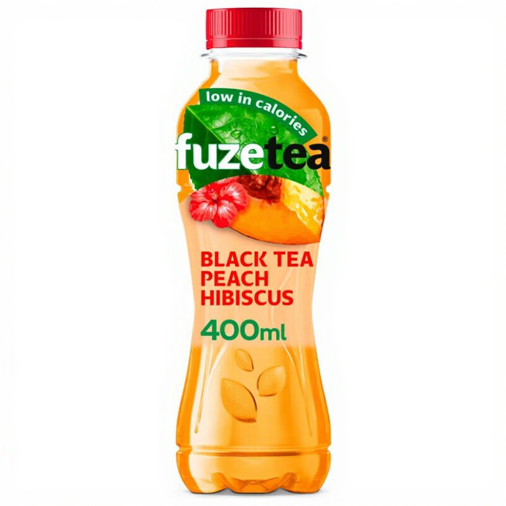 Fuze Tea BlackTea Peach Hibiscus 400ml