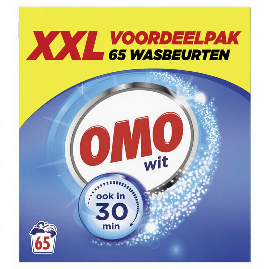 Omo Waspoeder Wit XXL Voordeelpak 3,835 kg 65 Wasbeurten