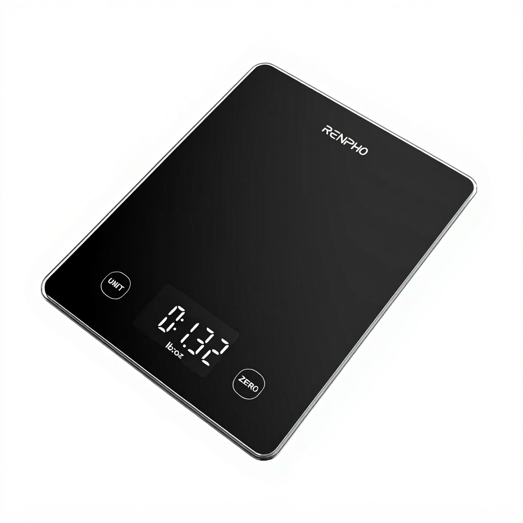 Renpho Calibra 1L Smart Nutritional Scale - Black Glass