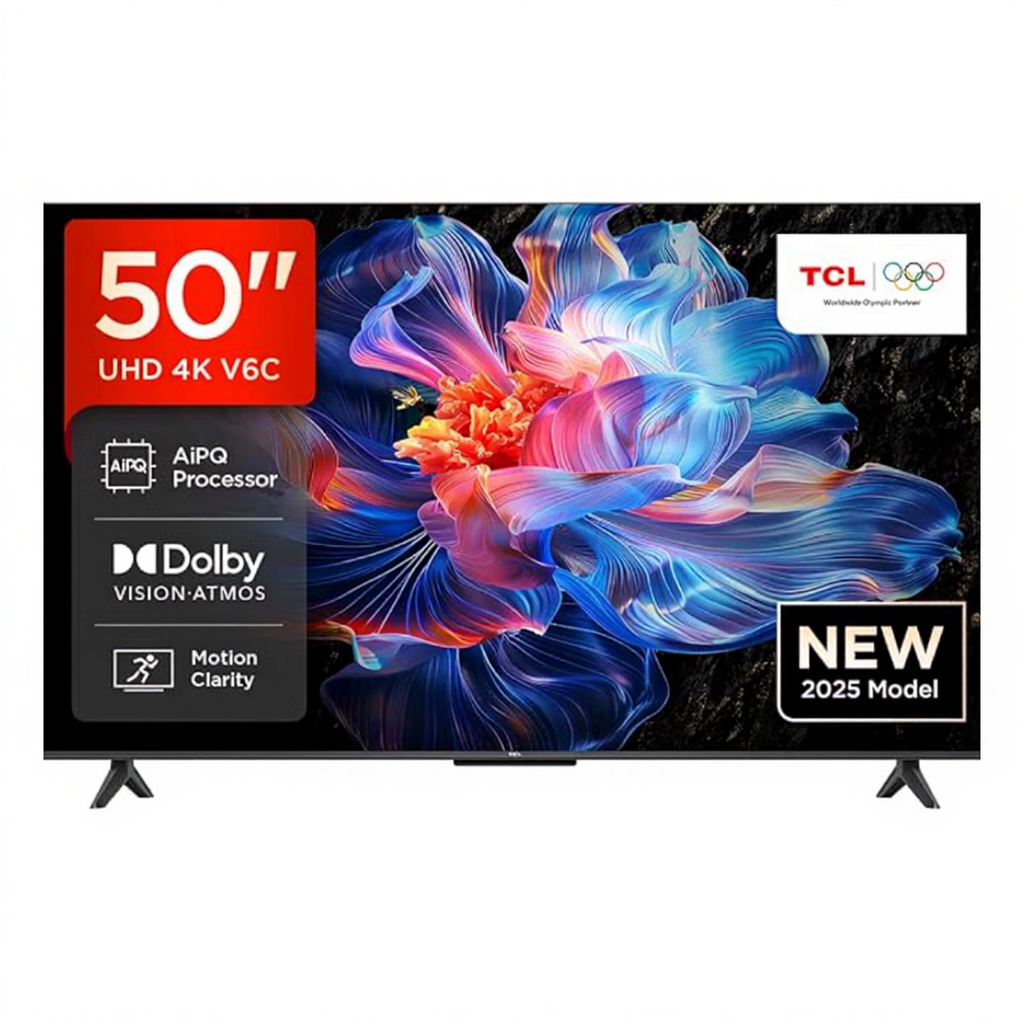 TCL 50V6C 50 Zoll 4K UHD  Smart TV  HDR10+, HVA-Panel, Dolby Vision