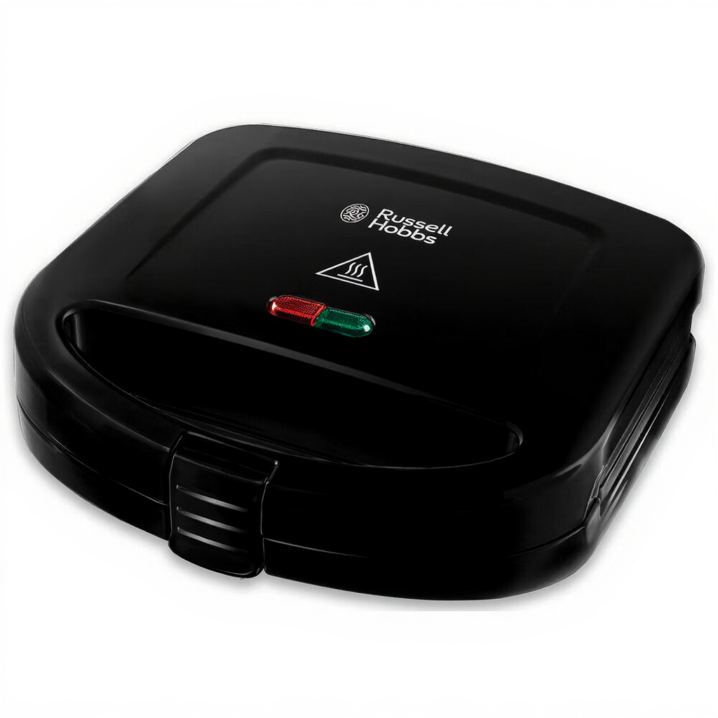 Russell Hobbs 2ptn Sandwich Maker, Non Stick, Compact, Fast Heat Up, Multi Functional, Stylish - 24520