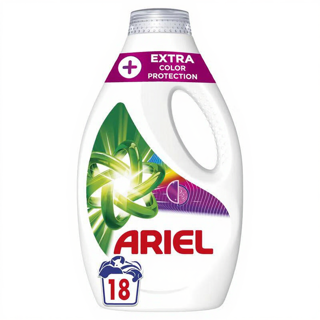 Ariel Vloeibaar Wasmiddel + Extra Kleurbescherming 18 wasbeurten Extra Kleurbescherming