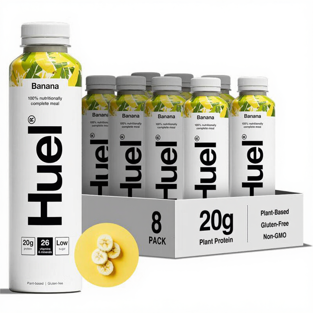 Huel RTD White, 8*500ml, Banana
