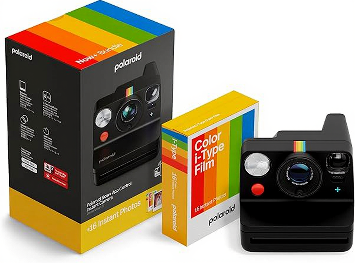 Polaroid Now Gen 3 Instantcamera Bundel - Zwart - met 8 foto's