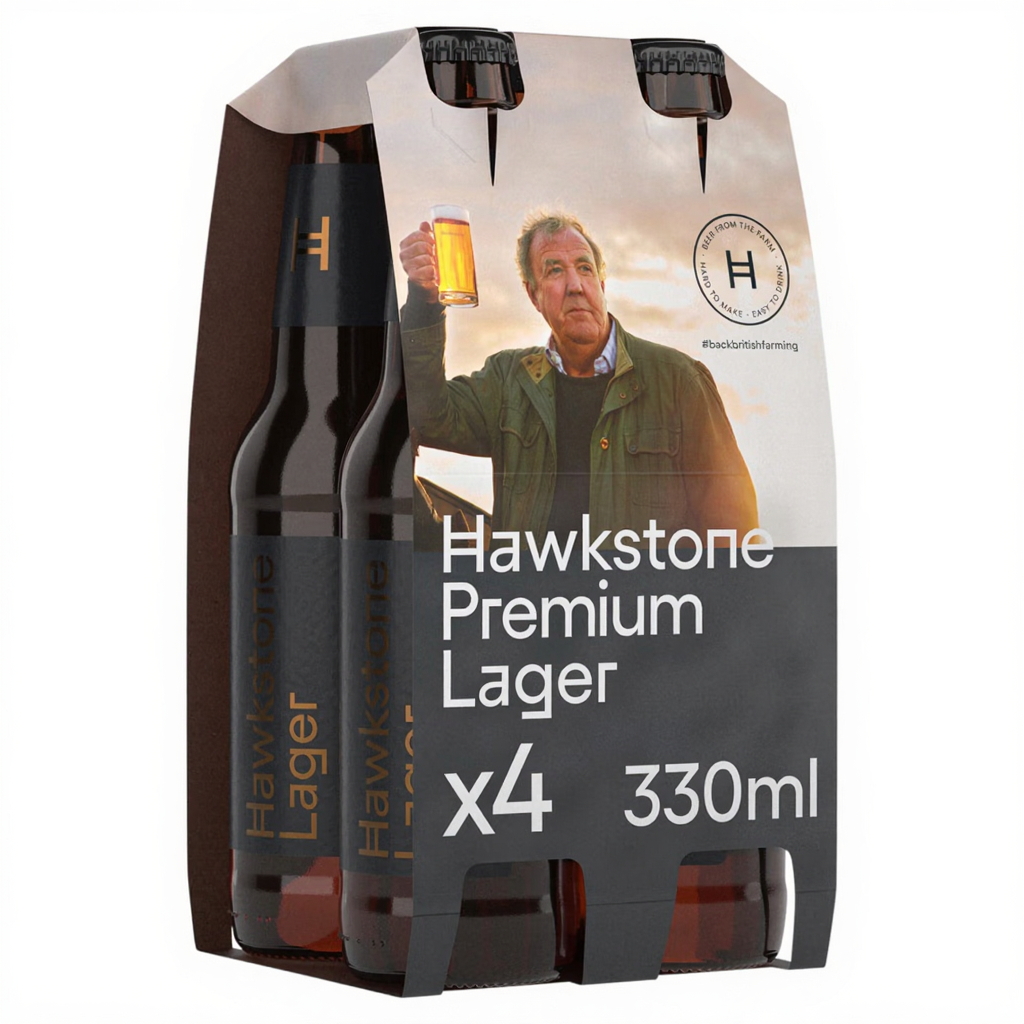 Hawkstone Premium Lager 4.8% Abv 4 X 330ml