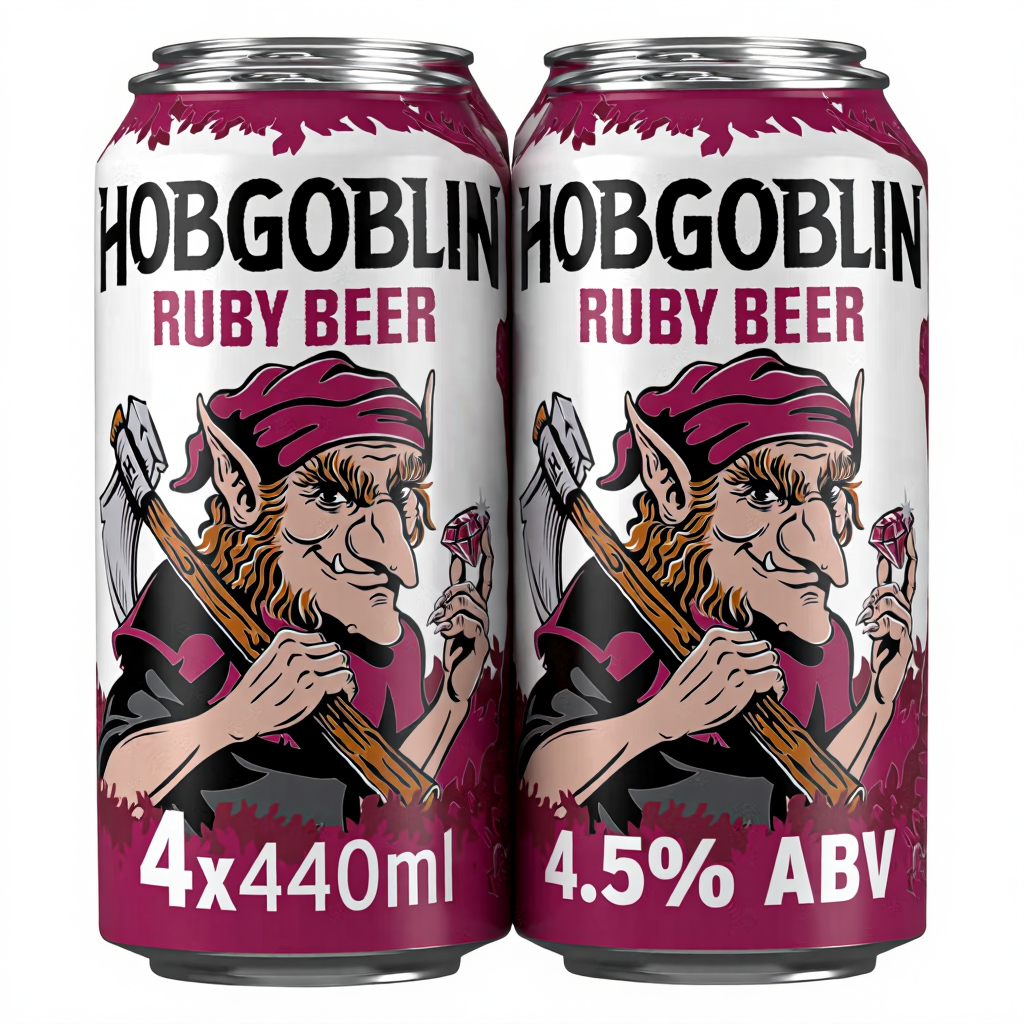 Hobgoblin Ruby 4 X 440ml (Abv 4.5%)