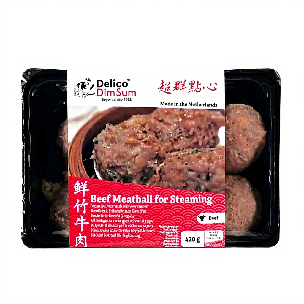 Delico Chaoqun Dim Sum Vers Bamboe Rundvlees 400g