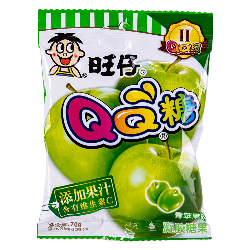 WANT WANT QQ Gummy Apple Flavour 70g