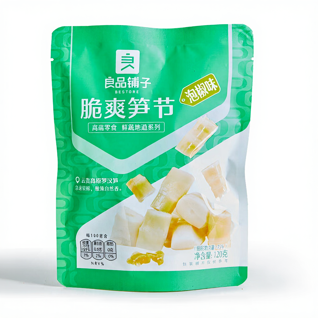 Bestore Krokante Bamboescheuten met Gepekelde Peper Smaak 120g/verpakking