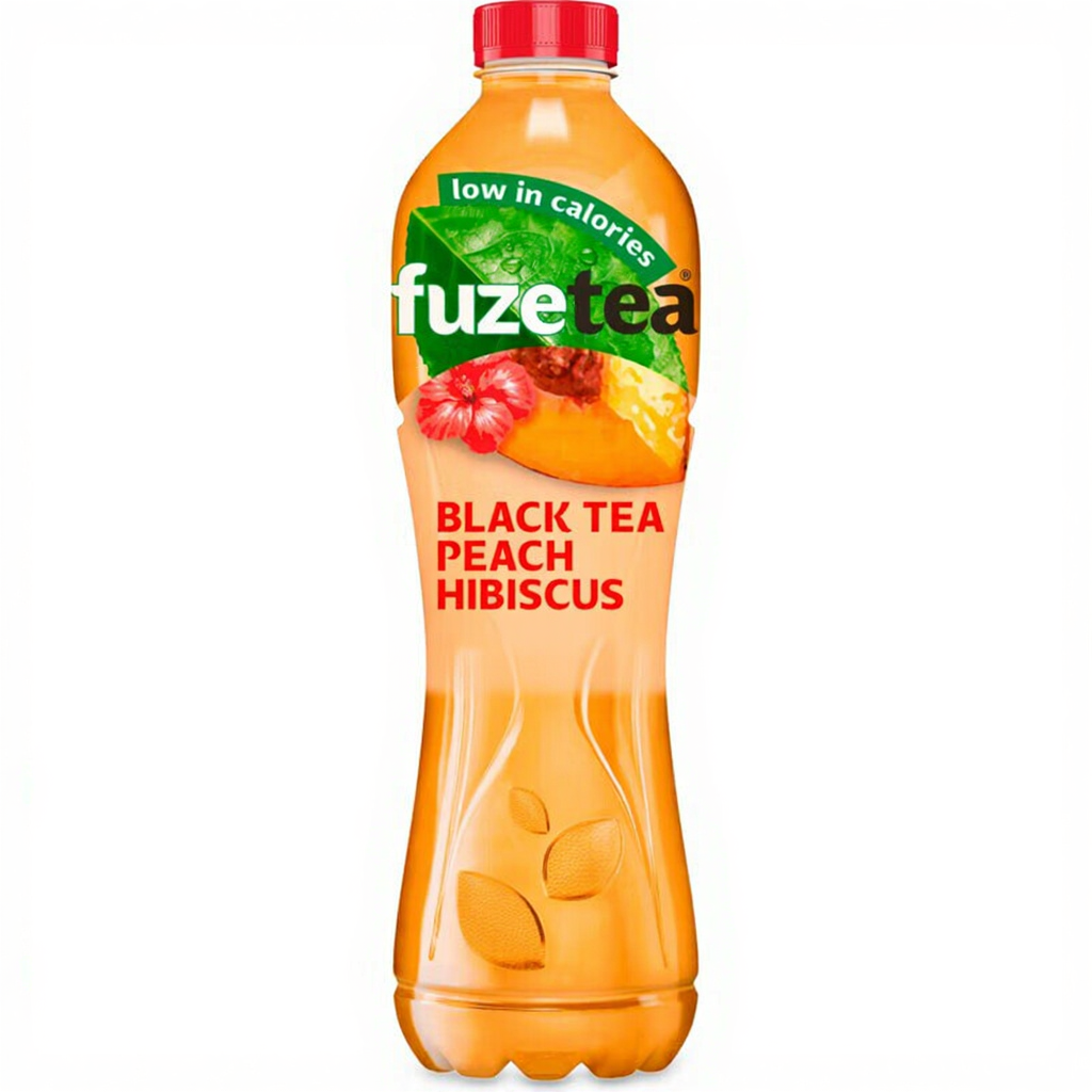 Fuze Tea Black Iced Tea Peach Hibiscus 1,25L