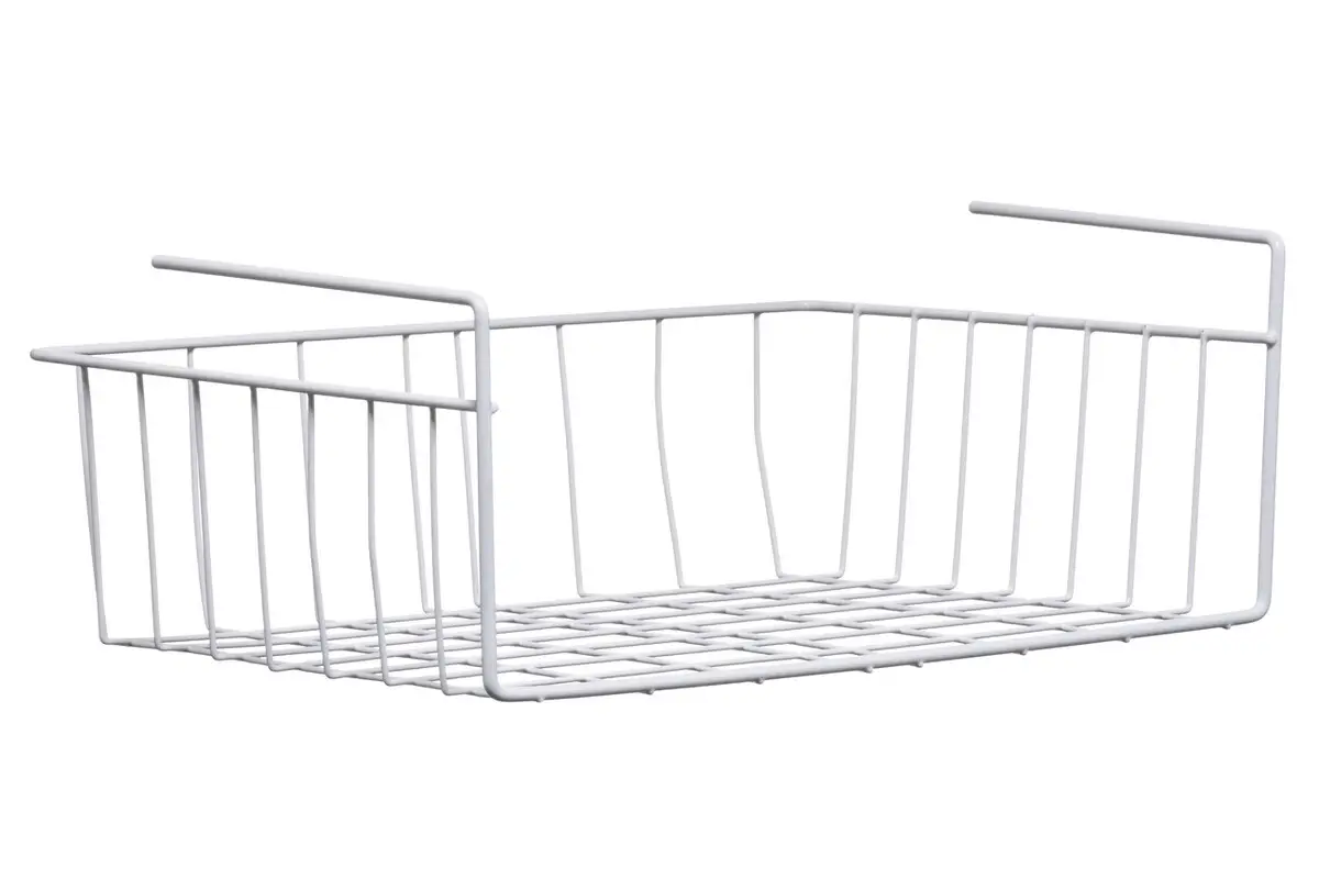Essentials By Premier White Under Shelf Large Storage Basket | Kitchen Storage | Joybuy