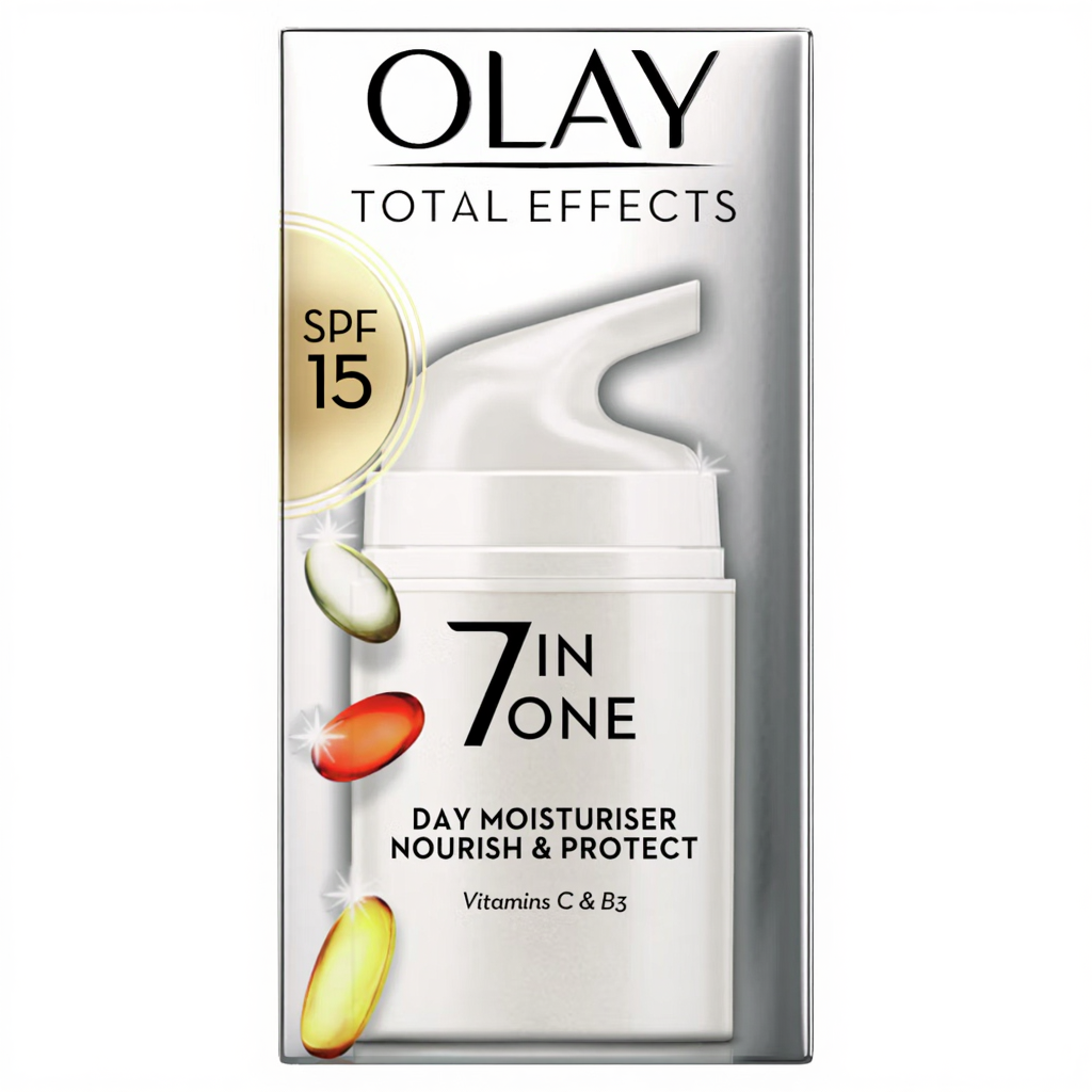 Olay Total Effects 7in1 Day Moisturiser With SPF15 & Niacinamide, 50ml