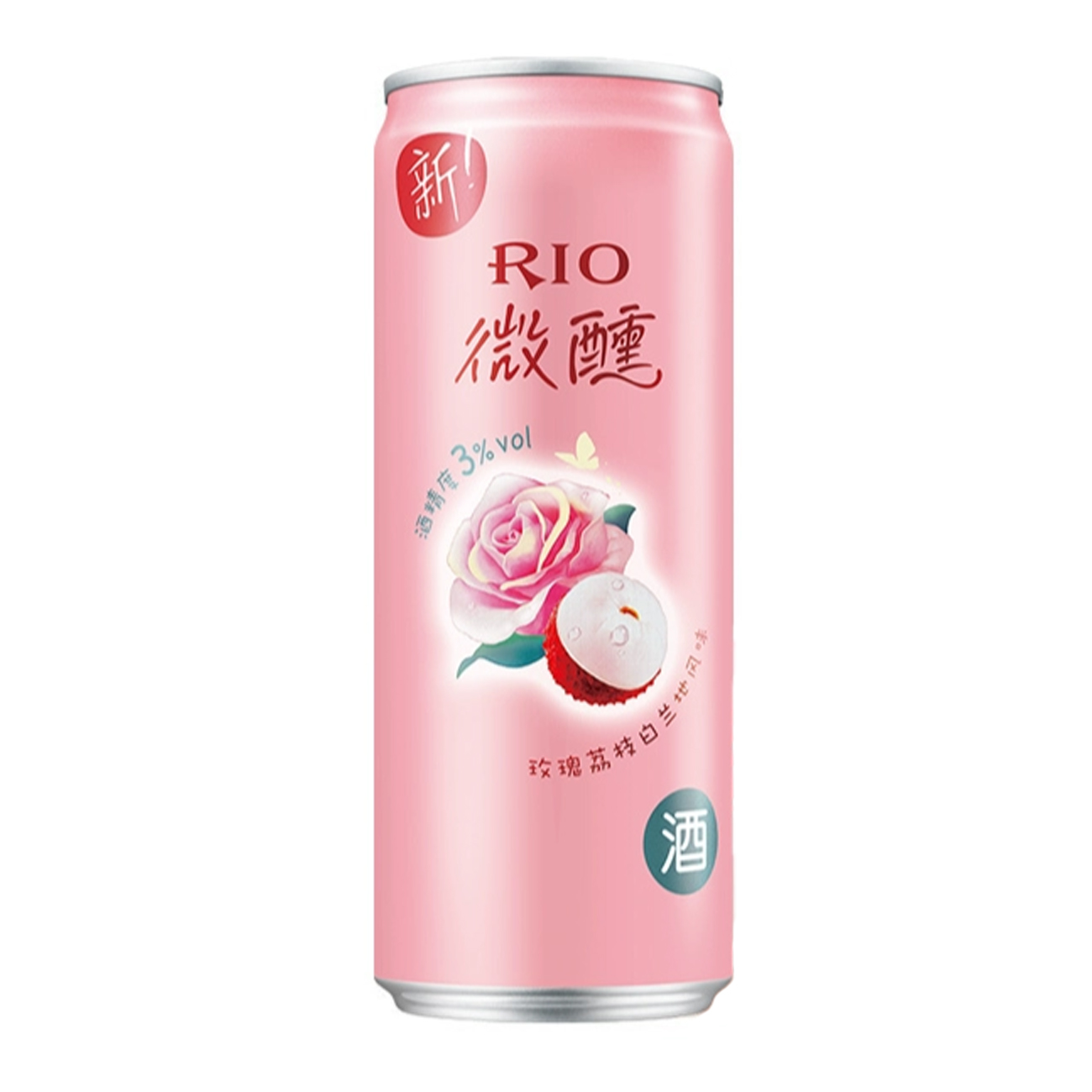 Rio Cocktail Rose Lychee Brandy Flavour 330ml