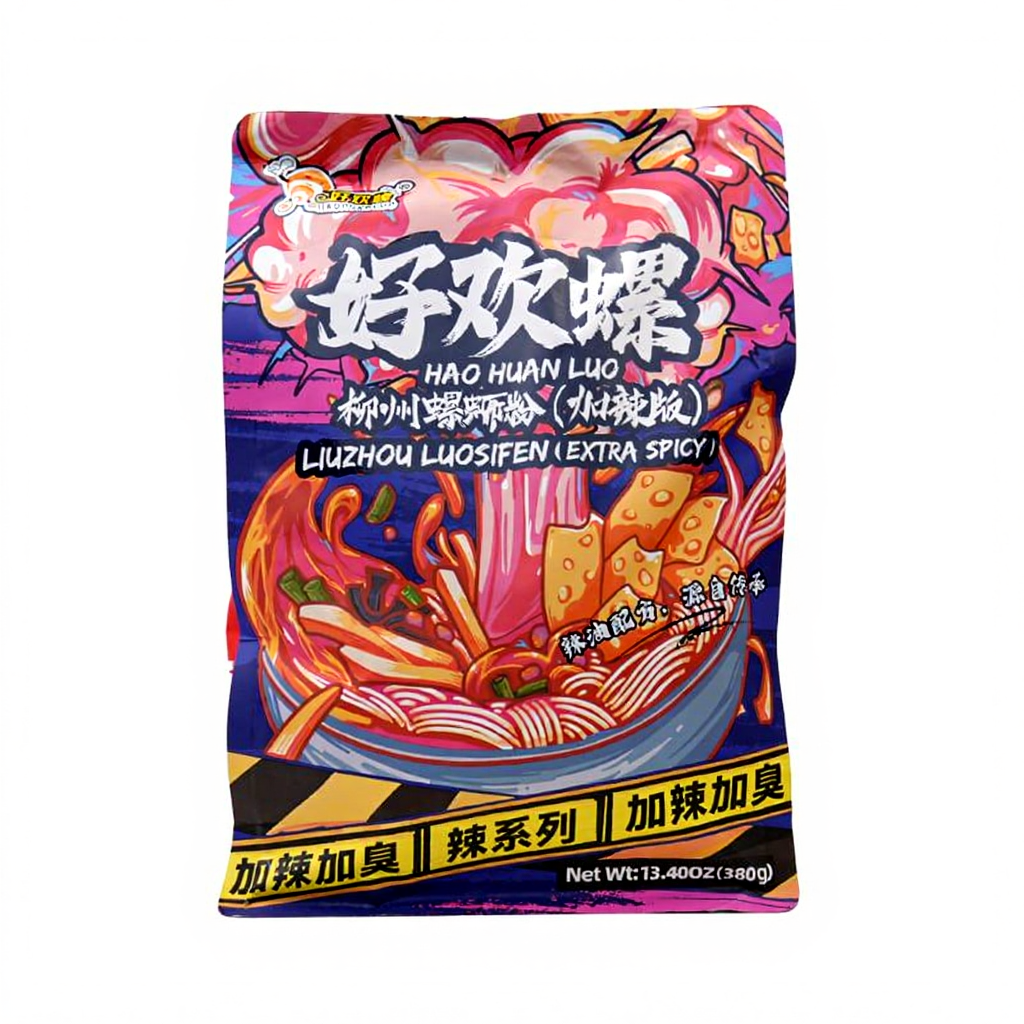 Hao Huan Luo Liuzhou snail noodles extra spicy 400 gram
