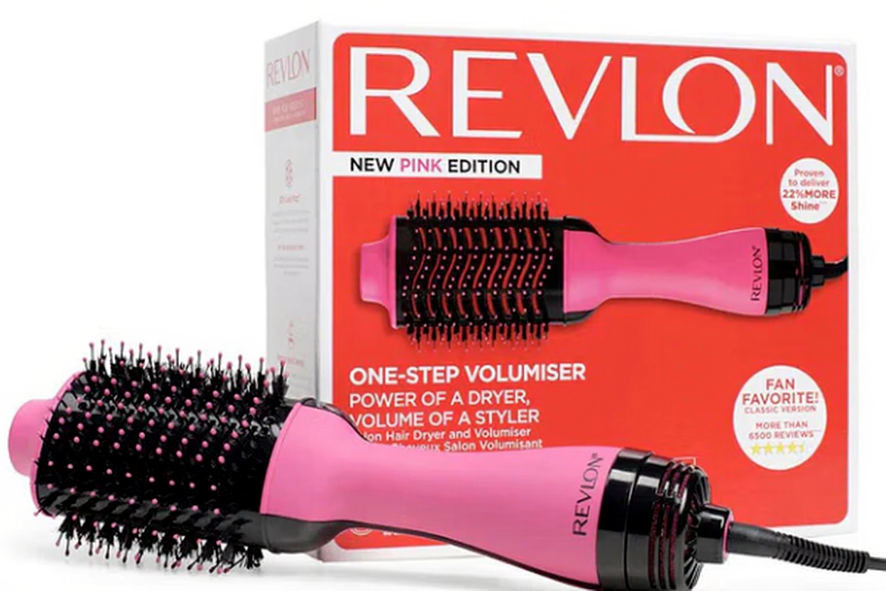Revlon one step volumiser rose pink , 2-in-1, styling, drying, volumising – RVDR5222VUK