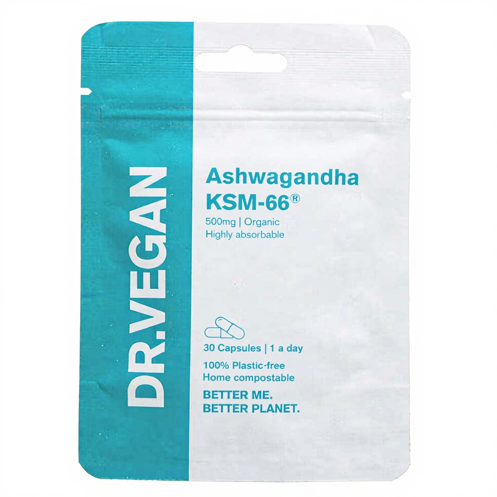 DR.VEGAN Ashwagandha Ksm 66 500Mg Per Capsulesule - 30 Capsules