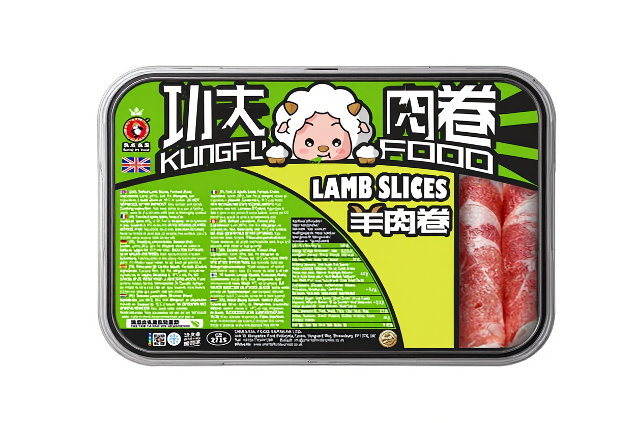 KUNGFU Lamsvlees Plak 800g