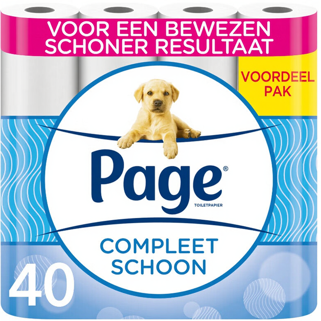 PAGE Complete Clean - Toilettenpapier - 40 Rollen