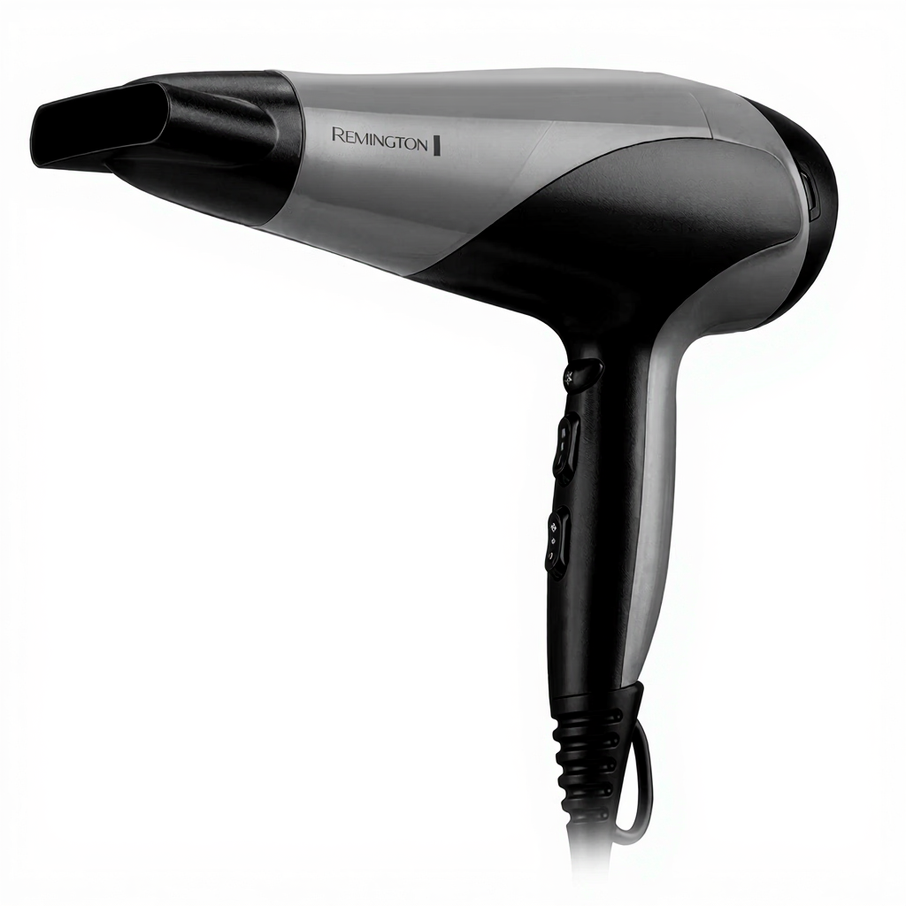 Remington Ionic Dry 2200 Black/Silver, Adjustable Settings, Ionic, Attachments - D3190S