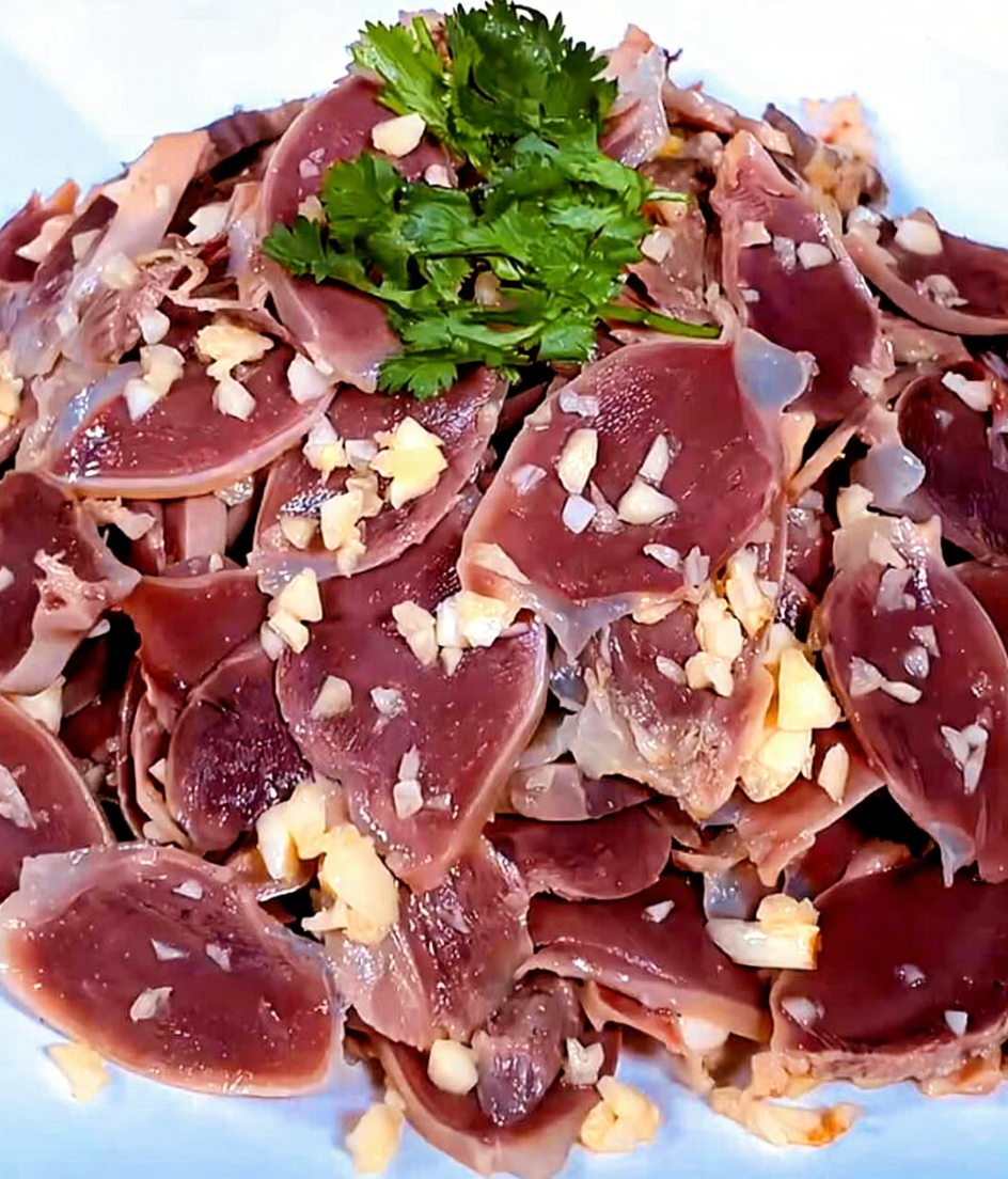 Laweiju Eendenmaag gezouten met knoflook 200g