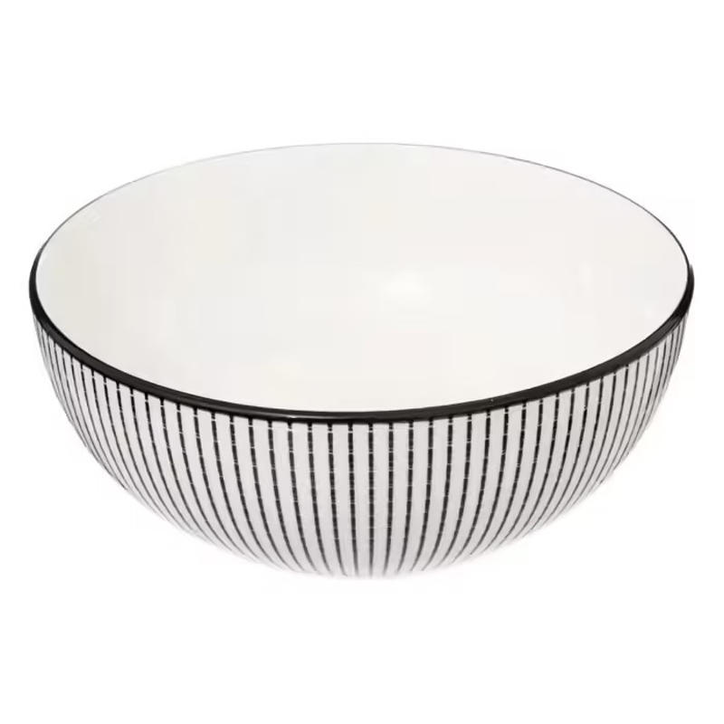 Saladier Lunis noir diam 22 cm