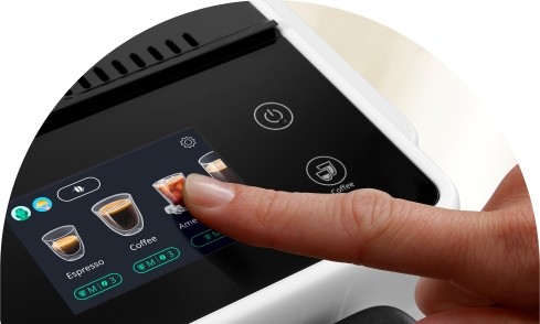 Freshly ground beans and Perfetto in One Touch. Enjoy a wide menu of espresso and milk drinks, crafted effortlessly.